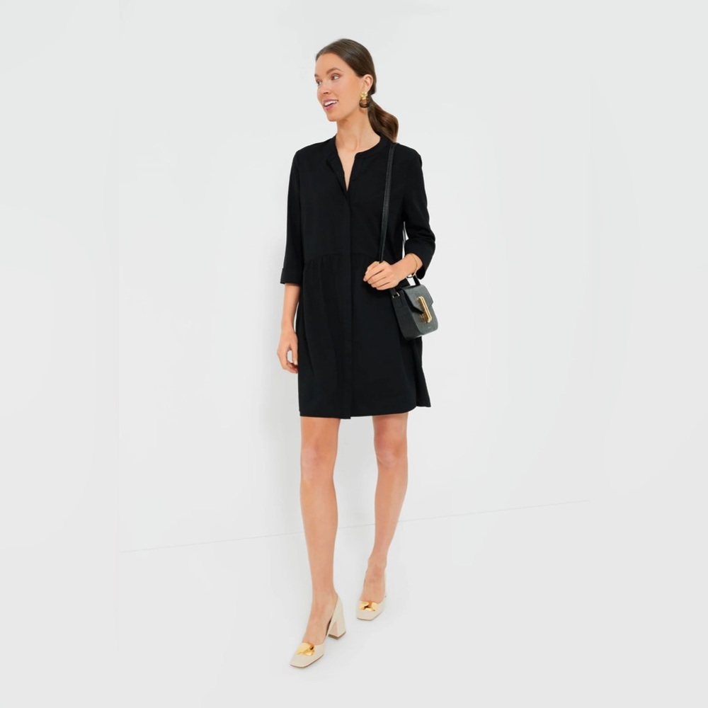 Tuckernuck Royal Shirt Dress - black